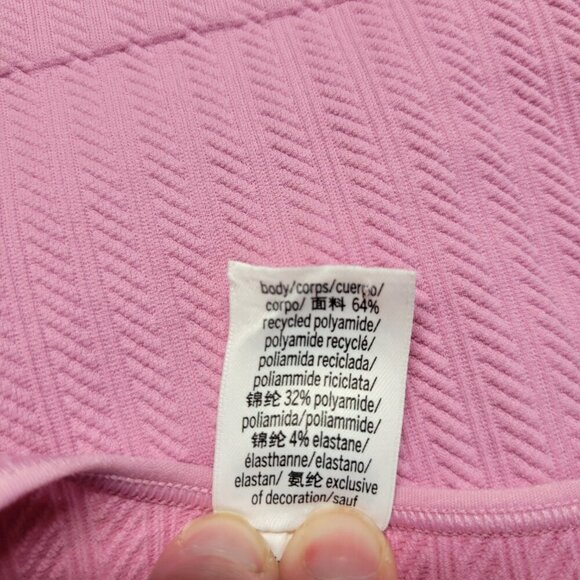 PINK Victoria's Secret XXL Bright Pink Open Back Yoga Workout Longsleeve T-Shirt - Picture 10 of 10